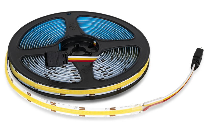 COB LED Strip High Density Flexible 640 LED/m 24V DC 5M/Roll