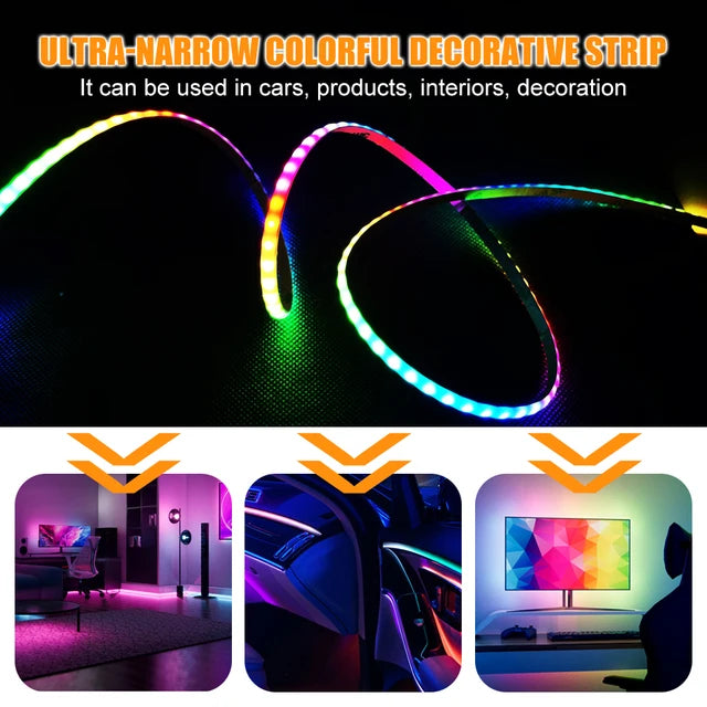 COB Digital Strips 160leds/m IP20 WS2812 12w/m