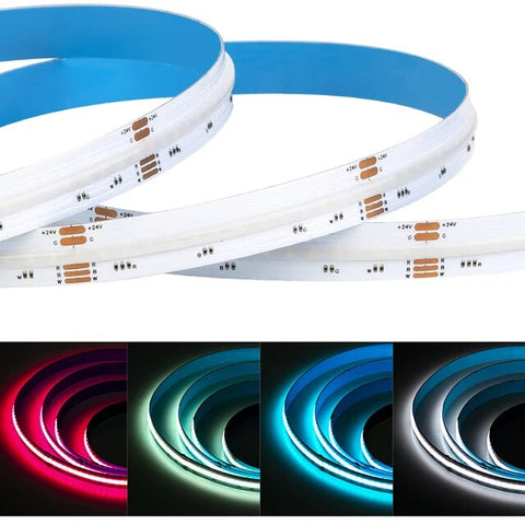 RGBW COB LED Strip Light 12v
