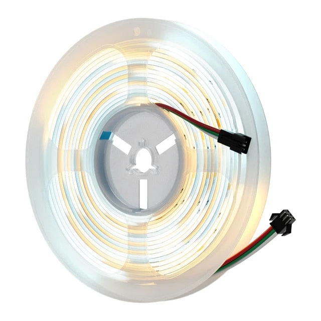 WiFi COB Ledstrip RGB, 5 m ledstrip Alexa, 576 leds/m, 2880 leds, DC24V, flexibele COB-ledstrips, werkt met Google Home Assistant/Alexa WiFi COB Ledstrip RGB, 5 m ledstrip Alexa, 576 leds/m, 2880 leds, DC24V, flexibele COB-ledstrips, werkt met Google Home Assistant/Alexa