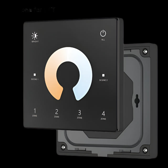 Wall Mounted Touch Panel Remote CCT/RGB/RGBW/Dim Controller