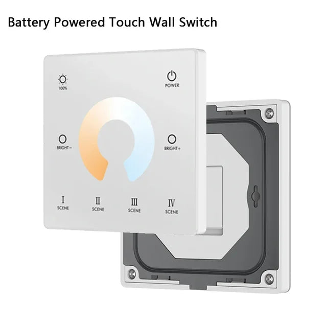 Wall Mounted Touch Panel Remote CCT/RGB/RGBW/Dim Controller