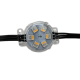 LED Addressable Puck Pixel Light IP68 1.8W(6LEDs)/Pixel DC24V 30mm Open Hole