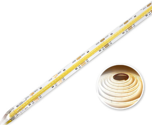 COB CCT LED Strip 16W 612 EA/M 5m/Roll