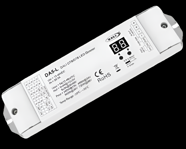 DALI 5Ch Dim controller 24V 4A IP20