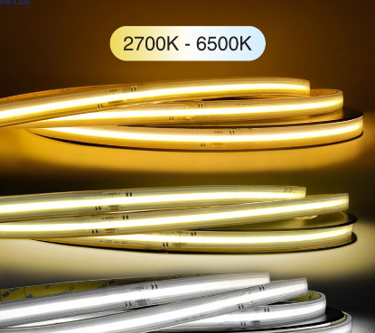 COB CCT LED Strip 16W 612 EA/M 5m/Roll