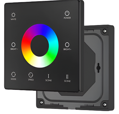 Wall Mounted Touch Panel Remote CCT/RGB/RGBW/Dim Controller