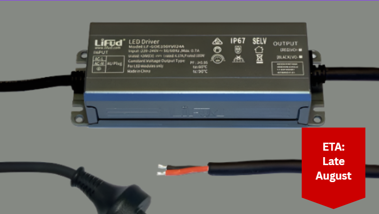 LIFUD 75W AUP IP67 CV 12vDC 6.25A Adjustable LED DRIVER
