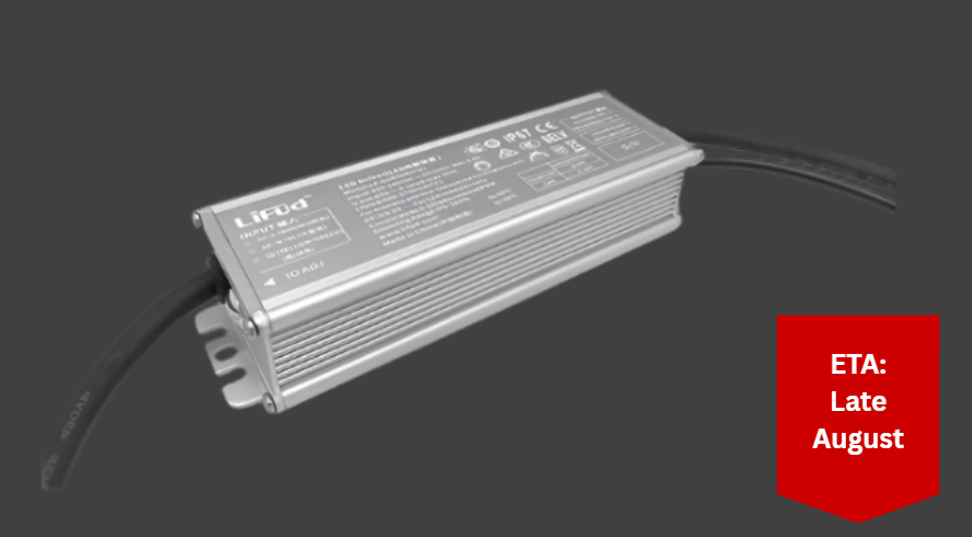 LIFUD 100W AUP IP67 CV 12vDC 8.33A Adjustable LED DRIVER