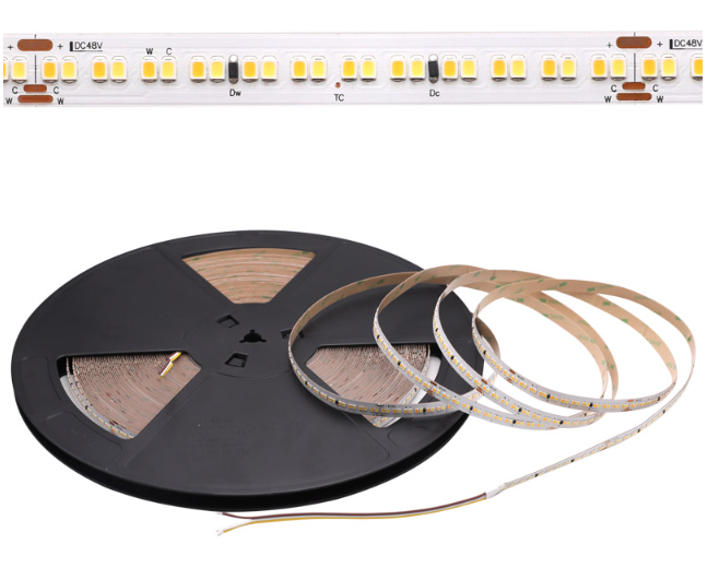 Dual White Adjustable LED Strip 48v