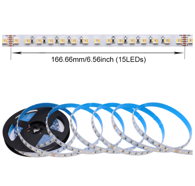 30m RGBWW LED Strip – Full Colour + Tunable White 48V