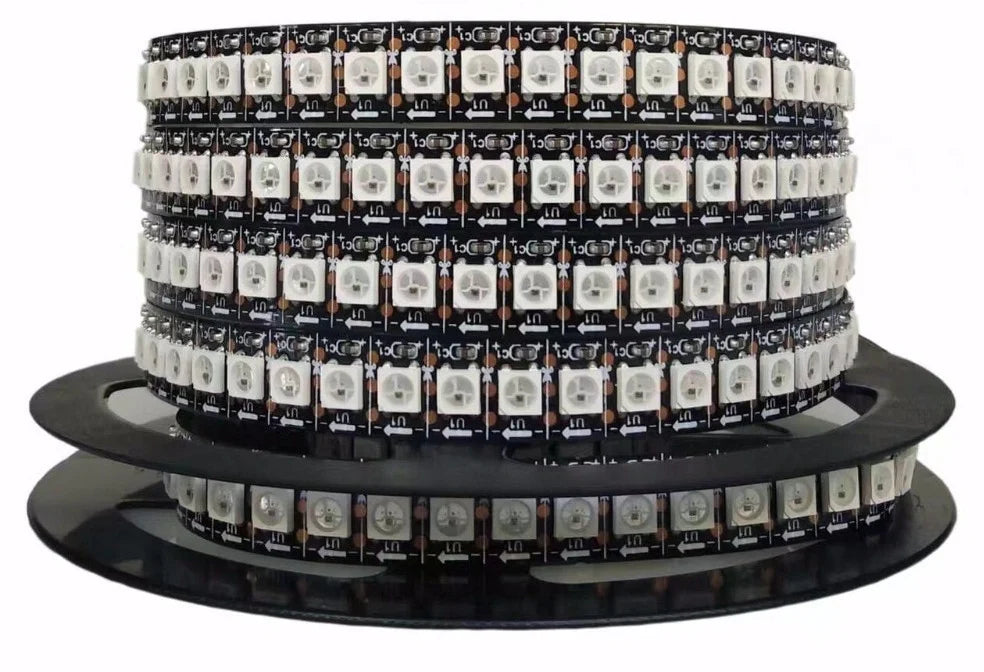 144 LED/m RGBIC Pixel Led Strip Light Black PCB IP30