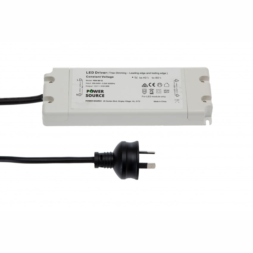 PS-PDV-30-12 AUP CV 30W Dimmable LED Power Supply