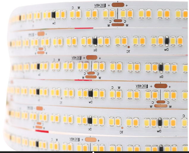 Dual White Adjustable LED Strip 48v