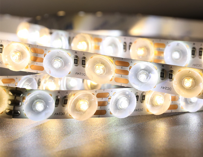 170° Diffuse Lens CCT LED Strip 24V – Seamless Tunable White Lighting