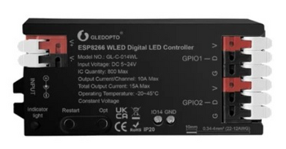 GLEDOPTO WLED ESP8266 Smart LED Controller Kit with WiFi Remote