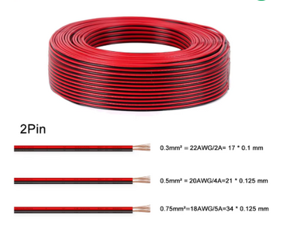 LED Cable Connector Extension Wire