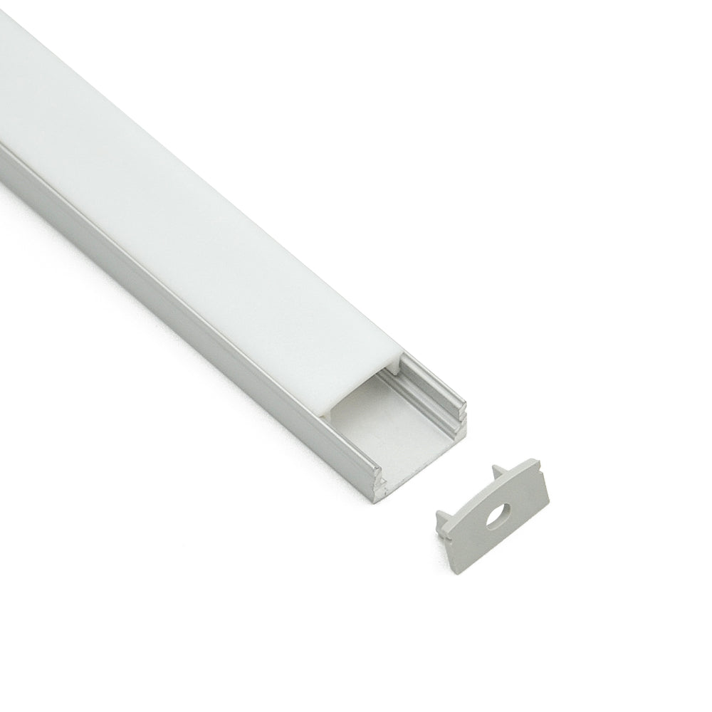 EX002-2m Aluminium Profile with diffuser – Artistic Lighting