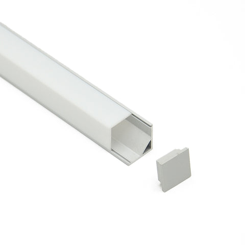 AL-005L Corner Aluminium Profile with diffuser